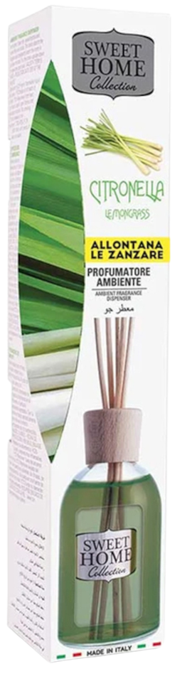 SWEET HOME αρωματικό χώρου με sticks citronella 100ml