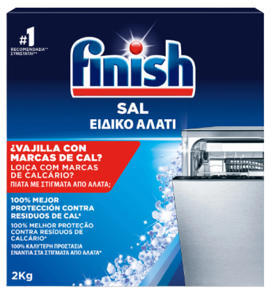 FINISH αλάτι πλυντηρίου πιάτων 2kg