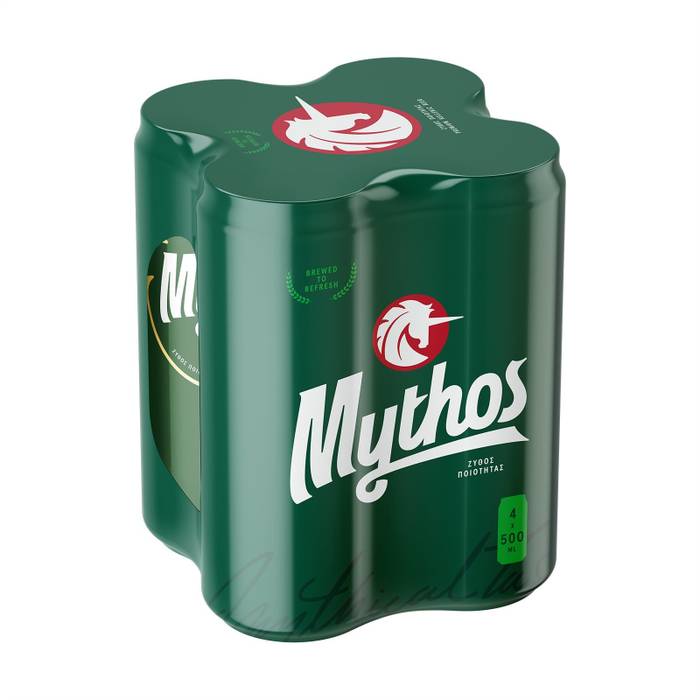 ΜΥΘΟΣ μπύρα κουτί 4x500ml