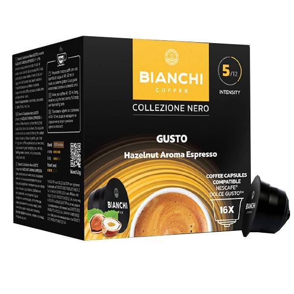 BIANCHI Coffee Dolce Gusto Espresso Hazelnut σε κάψουλες 16x7gr
