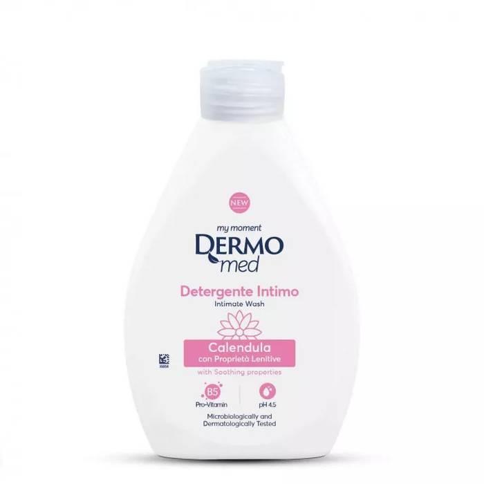 DERMOMED καθαριστικό για την ευαίσθητη περιοχή calendula με β5 250ml