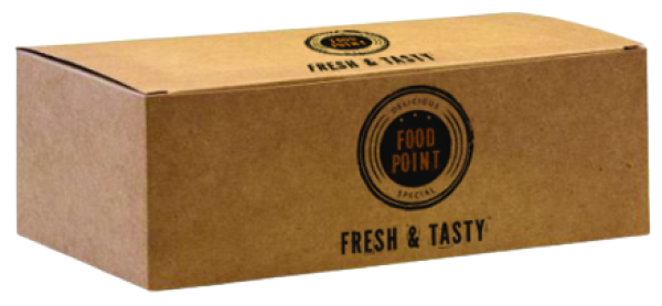 FOOD POINT κουτί lunch κοτόπουλου 17x10x6cm 50τεμ