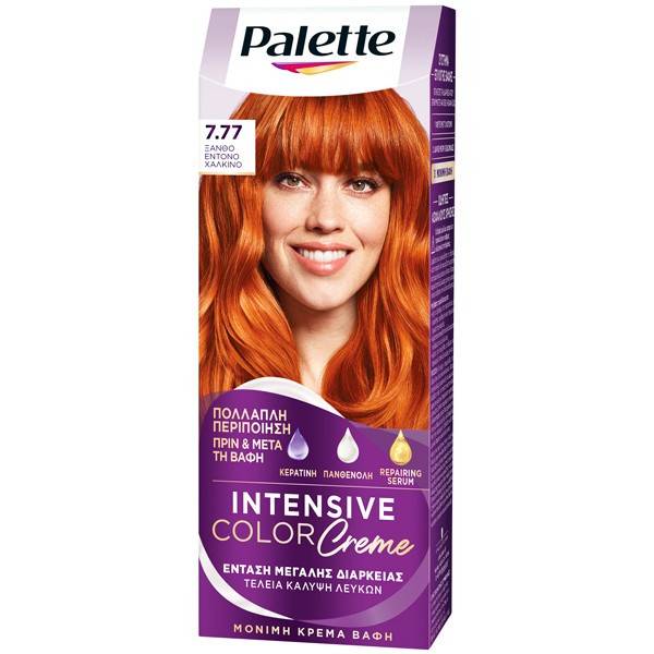 SCHWARZKOPF Palette intensive color creme 7,77 ξανθό έντονο χάλκυνο 50ml