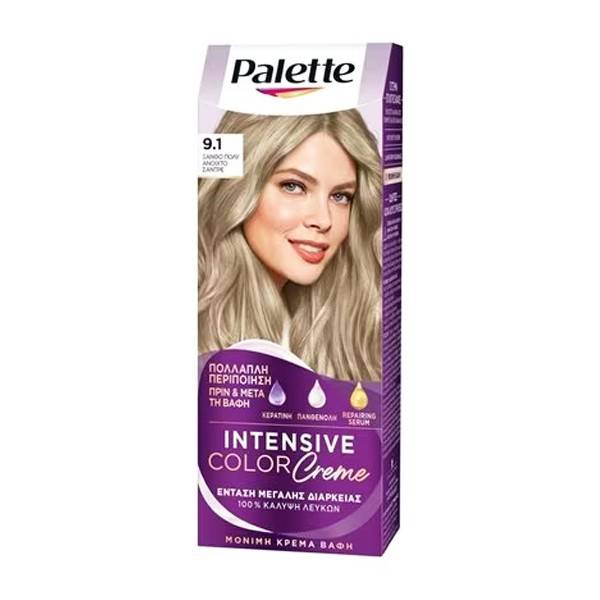 SCHWARZKOPF Palette intensive color creme 9,1 ξανθό πολύ ανοιχτό σαντρέ 50ml