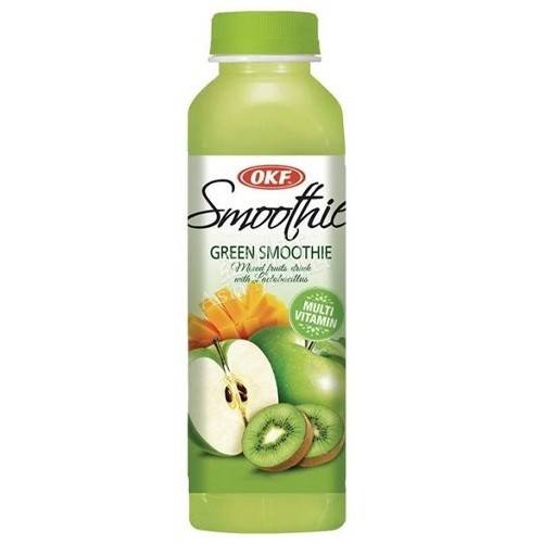 OKF χυμός smoothie μιξ φρούτων πράσινο 350ml
