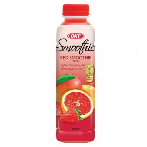 OKF χυμός smoothie μιξ φρούτων κόκκινο 350ml