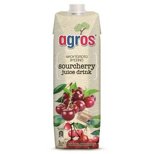 AGROS χυμός βύσσινο 1lt