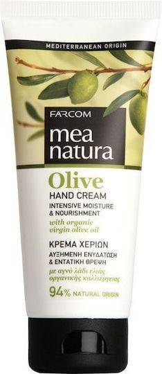 FARCOM Mea Natura κρέμα χεριών με ελιά 100ml