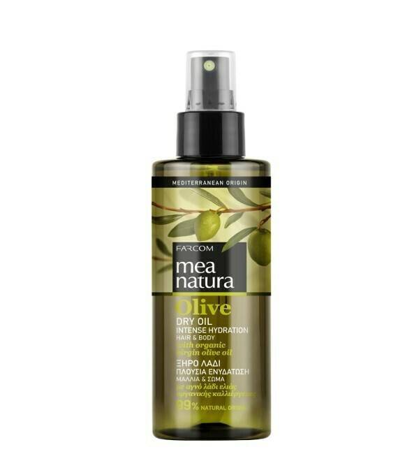 FARCOM Mea Natura λάδι μαλλιών και σώματος με ελιά 160ml