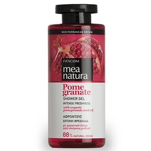 FARCOM Mea Natura αφρόλουτρο με ρόδι 300ml