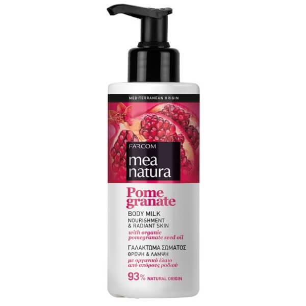 FARCOM Mea Natura γαλάκτωμα σώματος με ρόδι 250ml
