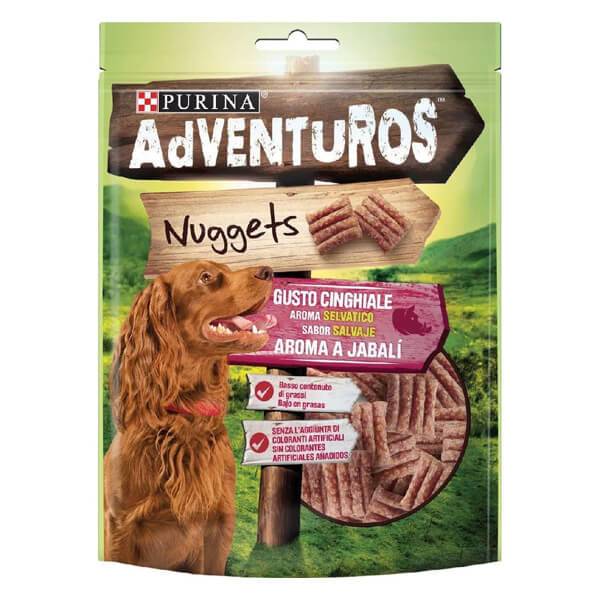 PURINA adventuros σκυλοτροφή αγριόχοιρος nuggets 90gr