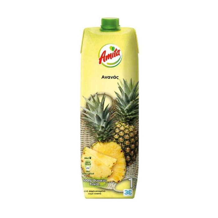 AMITA χυμός με ανανά 1lt