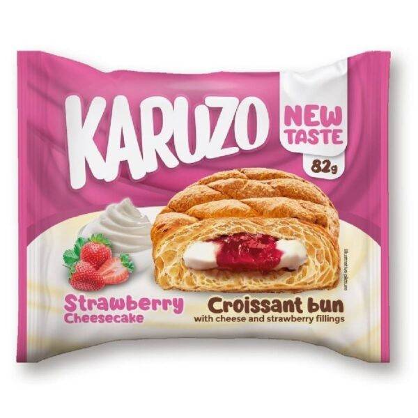 KARUZO κρουασάν cheesecake φράουλα 82gr
