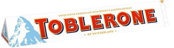 TOBLERONE σοκολάτα λευκή 100gr
