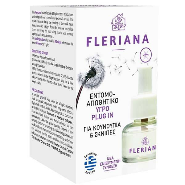 FLERIANA εντομοαπωθητικό υγρό φυσικό ανταλλακτικό 30ml