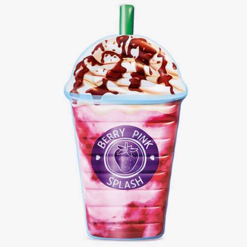 Φουσκωτό στρώμα θαλάσσης milkshake 198x107cm