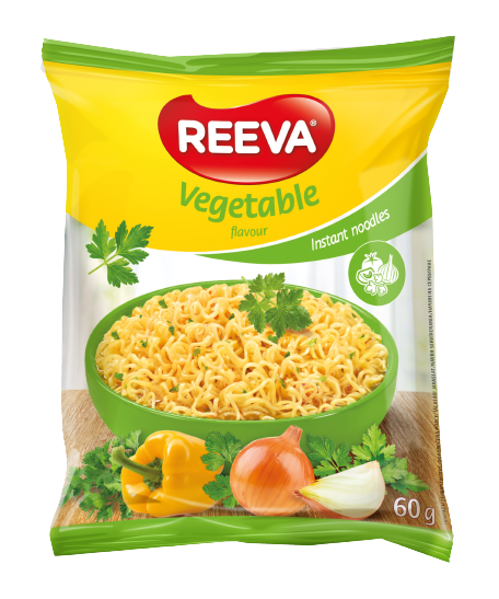 REEVA noodles instant με λαχανικά 60gr