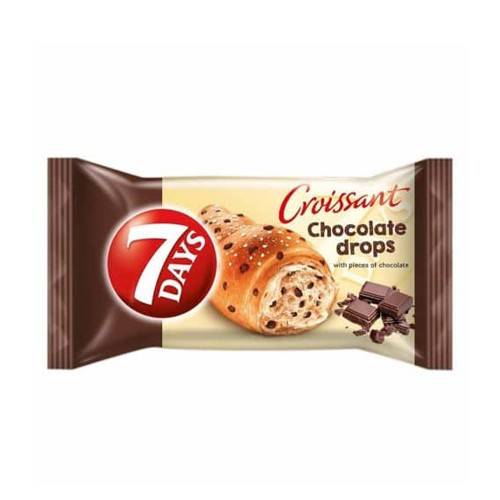 7 DAYS κρουασάν με σταγόνες σοκολάτας 70gr