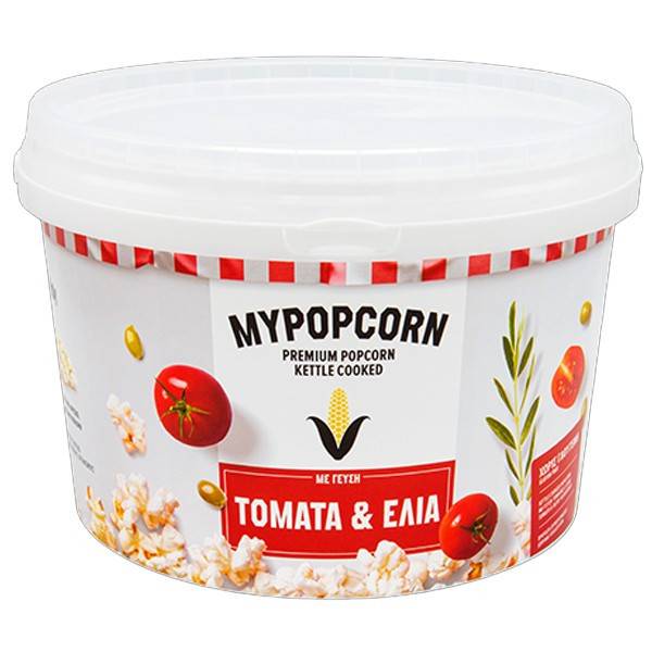 MYPOPCORN ποπ κορν με τομάτα και ελιά 200gr