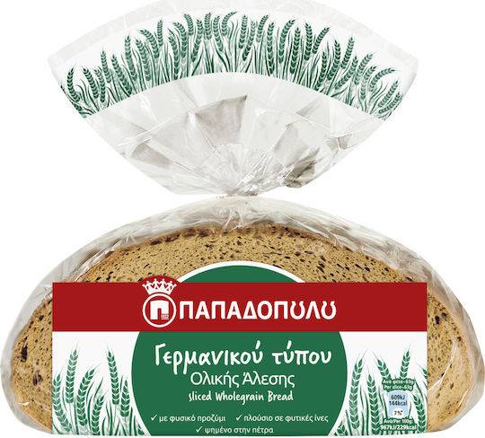 ΠΑΠΑΔΟΠΟΥΛΟΥ ψωμί γερμανικού τύπου ολικής άλεσης σε φέτες 500gr