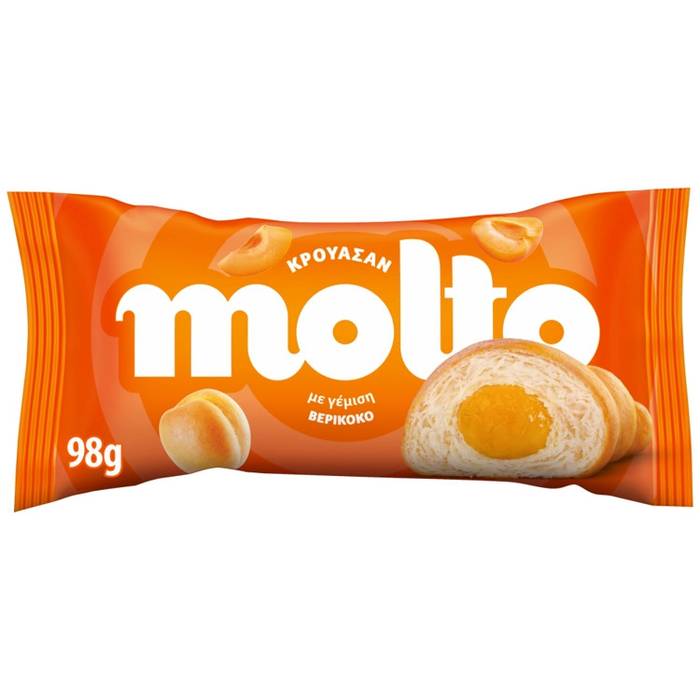 MOLTO κρουασάν βερίκοκο 98gr