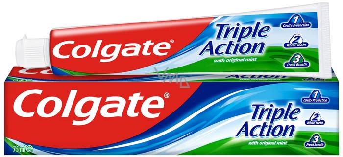 COLGATE οδοντόκρεμα Triple Action 75ml