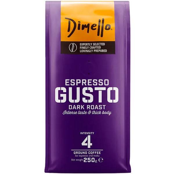 DIMELLO Espresso Gusto Dark Roast καφές αλεσμένος 250gr