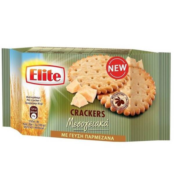 ELITE crackers μεσογειακά με παρμεζάνα 105gr