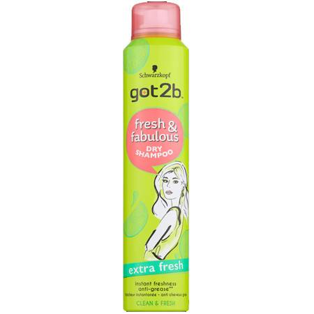 SCHWARZKOPF Got2b ξηρό σαμπουάν extra fresh 200ml