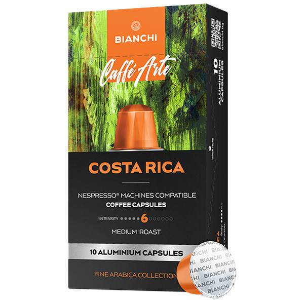 BIANCHI Coffee Nespresso Costa Rica Espresso σε κάψουλες 10x5,5gr