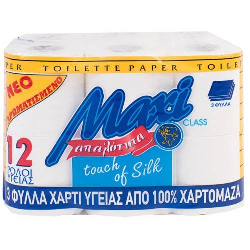 MAXI χαρτί υγείας Class 3φυλλο 12x80gr