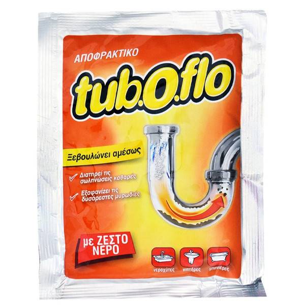 TUBOFLO αποφρακτικό για ζεστό νερό 60gr