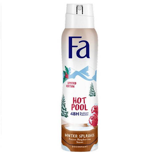 FA αποσμητικό σώματος deo spray winter splash hot pool beere 150ml
