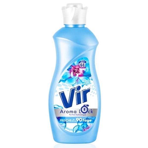 VIR μαλακτικό ρούχων aroma lock μπλε 68μεζ 1700ml