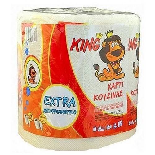 KING χαρτί κουζίνας έξτρα απορροφητικό 320gr