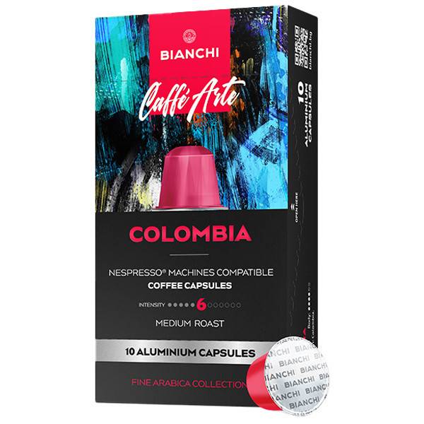 BIANCHI Coffee Nespresso Colombia Espresso σε κάψουλες 10x5,5gr