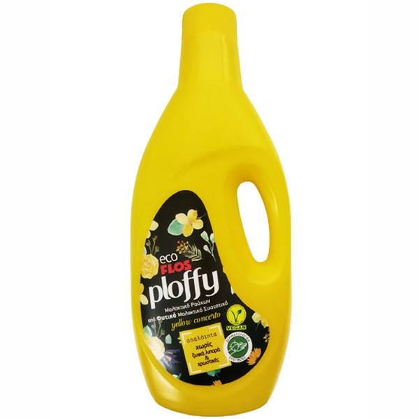 FLOS Ploffy μαλακτικό ρούχων eco κίτρινο 1,5lt