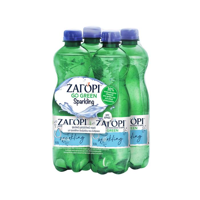 ΖΑΓΟΡΙ ανθρακούχο νερό κλασικό 4x500ml