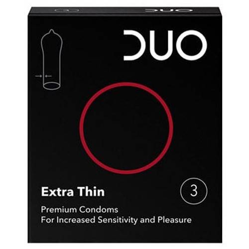 DUO προφυλακτικά πολύ λεπτά 3τεμ