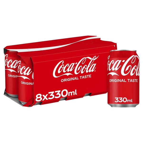 COCA COLA αναψυκτικό Original 8x330ml