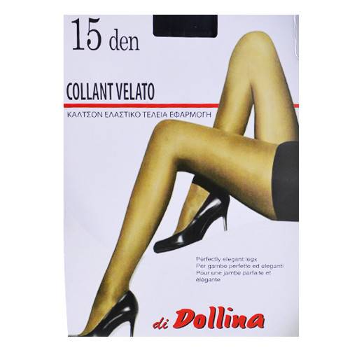 DI DOLLINA καλσόν lycra velato γραφίτης 15den No3
