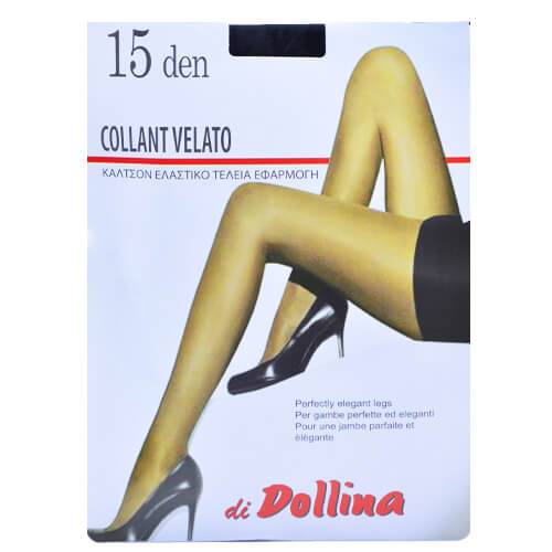 DI DOLLINA καλσόν lycra velato μαύρο 15den No3