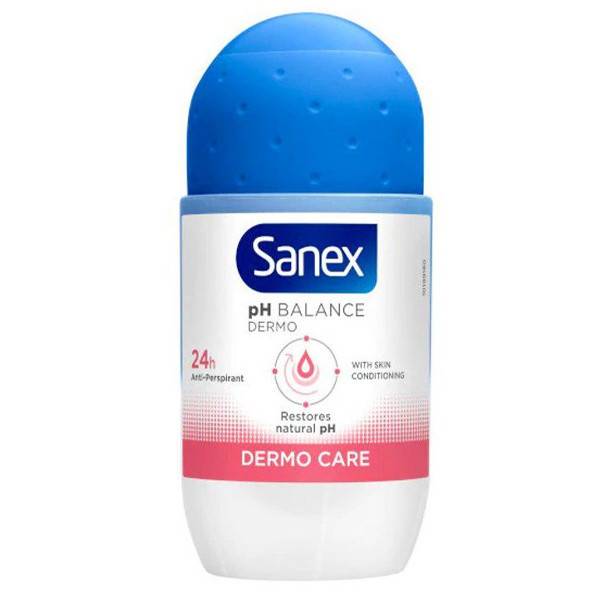 SANEX αποσμητικό σώματος roll-on pH balance dermo care 48h 50ml