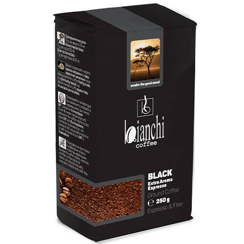BIANCHI Coffee Black Extra Aroma Espresso καφές αλεσμένος 250gr