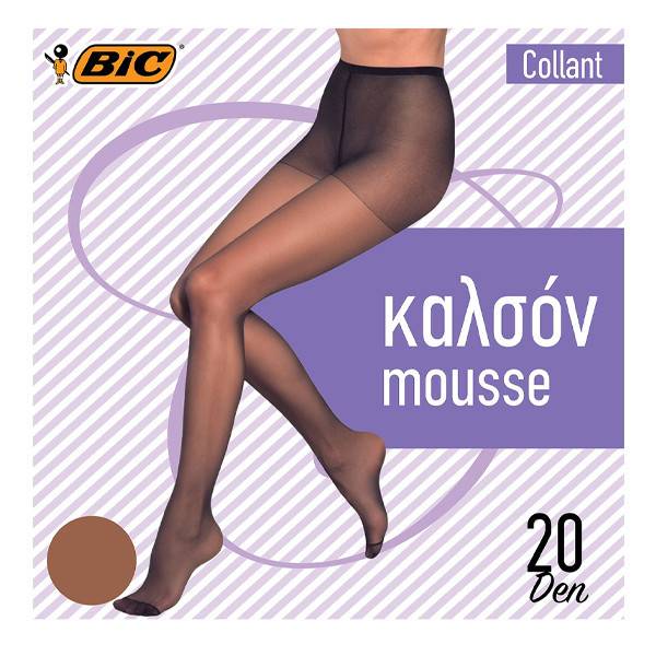 BIC καλσόν Collant Mousse καραμελέ 20den No3-4