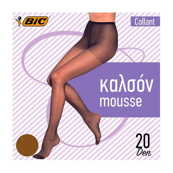 BIC καλσόν Collant Mousse πέπερ 20den No3-4