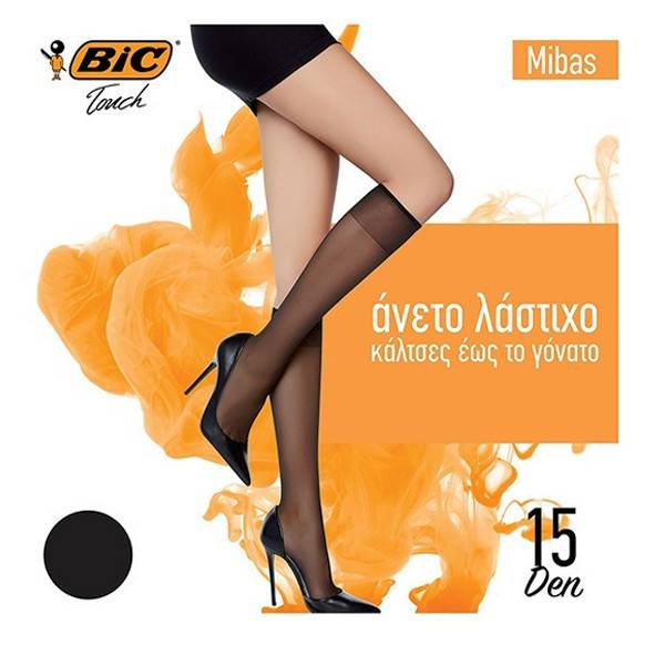 BIC καλτσάκι Mibas μαύρο 15den one size