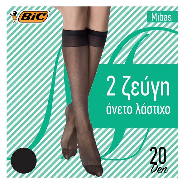 BIC καλτσάκι Mibas γραφίτης 20den one size