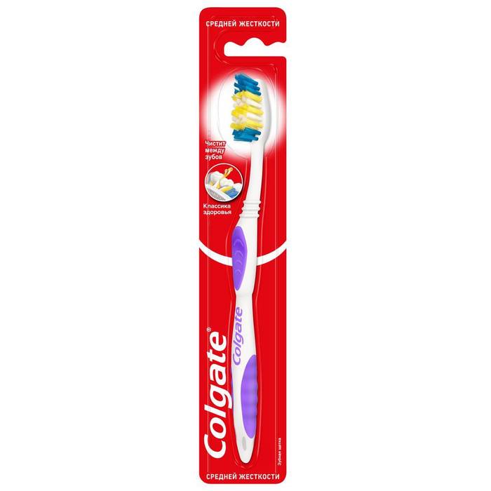 COLGATE οδοντόβουρτσα Classic Deep Clean σε διάφορα χρώματα μέτρια 1τεμ